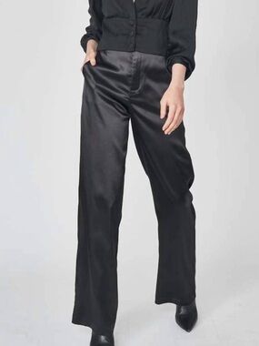 New Deluc Nicoletti Black Pants Size Small